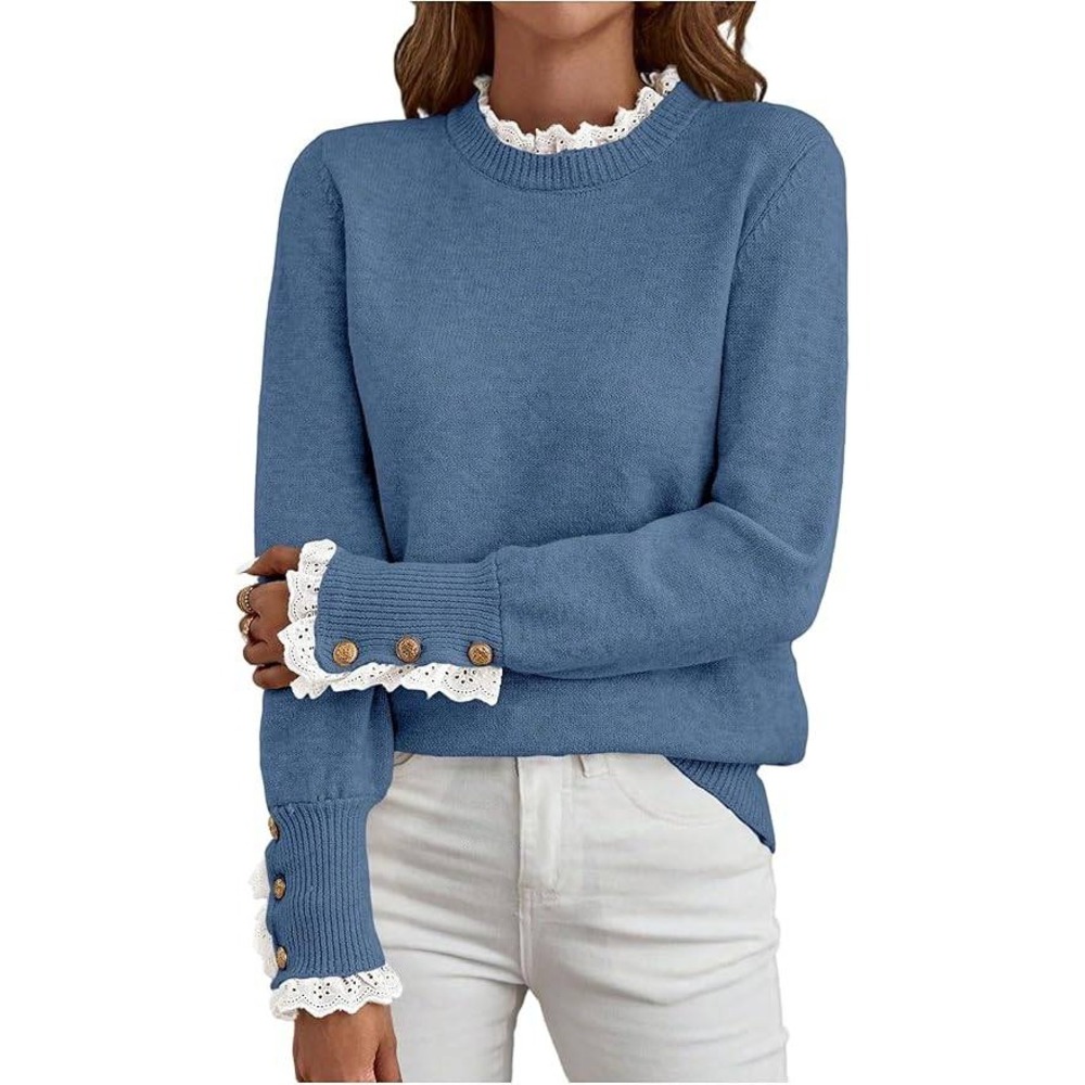 MSRP $48 SOLY HUX Women's S‎ Mock Neck Peplum Fancy Sweater Dressy Long Sleeve